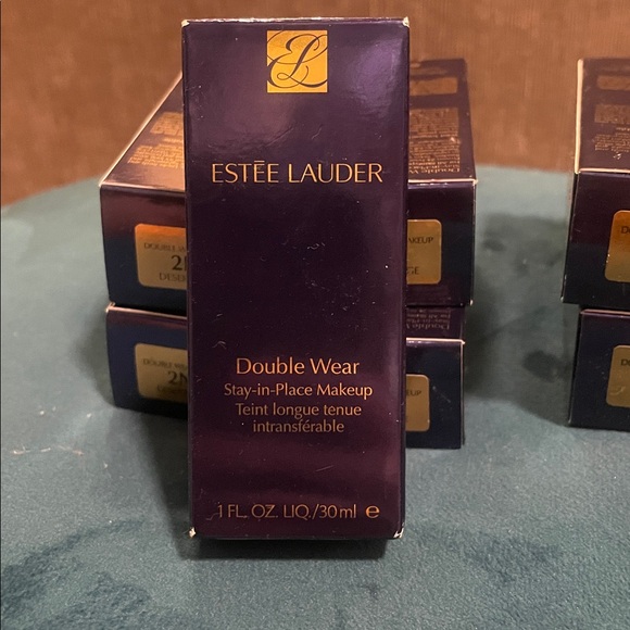 Estee Lauder Other - Estée Lauder Double Wear Foundation - Navy & Gold Box